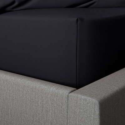 Kyonna 200 Thread Count Microfiber Brushed 25cm Fitted Sheet