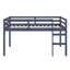 Lit mezzanine en bois avec échelle-750741430