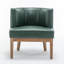 Fauteuil demi-tonneau rembourré Ezra-786368250