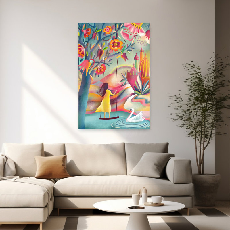 Art contemporain contemporain abstrait, H 60 po x l 40 po