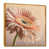 Toile avec cadre flottant or