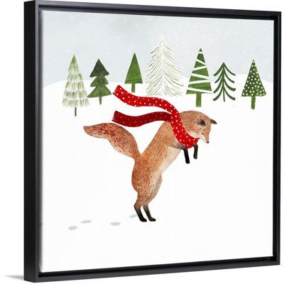 " Woodland Christmas III " by Victoria Borges Painting Print