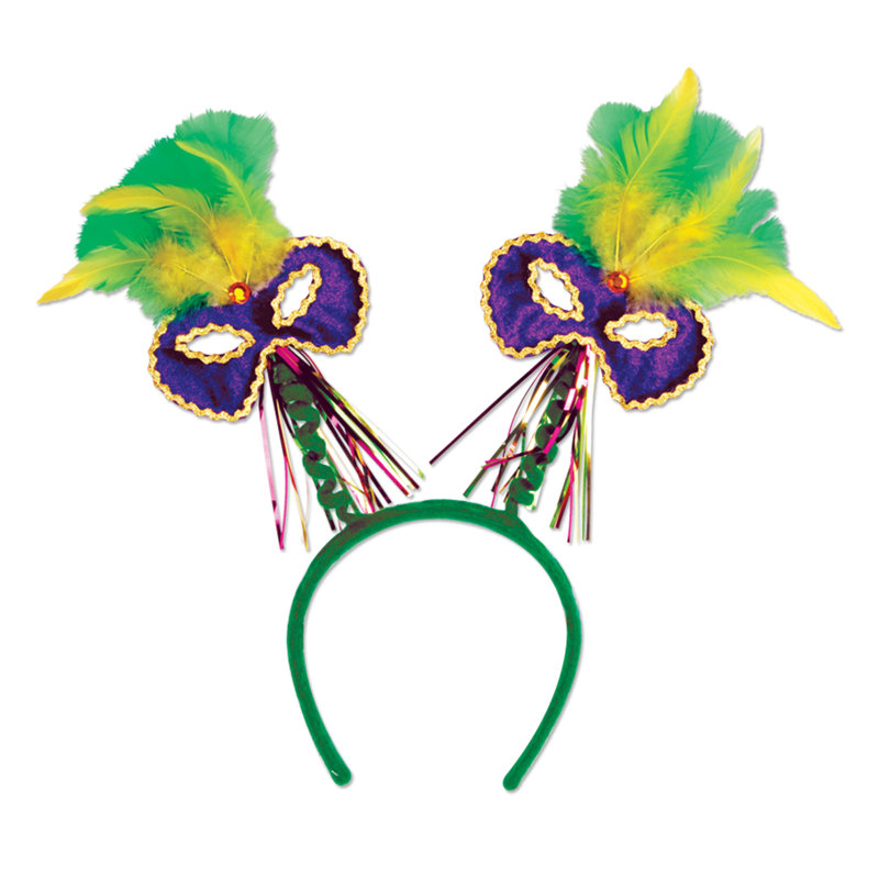 Masque Mardi Gras Boppers - paquet de 12