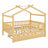 Wooden House Bed With Trundle-371250370