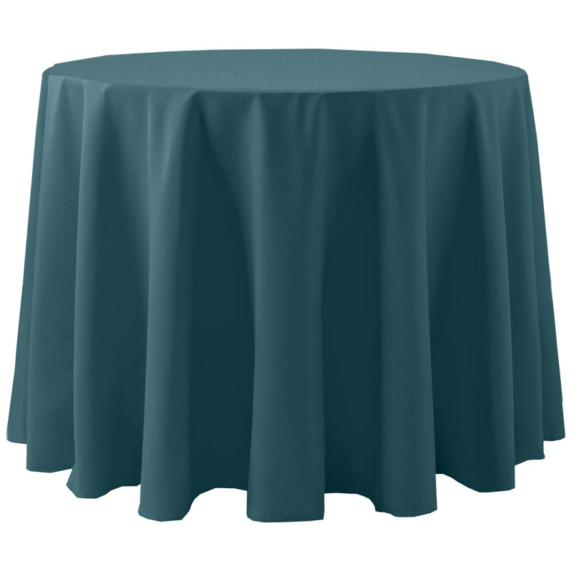 Ultimate Textile -2 Pack- Cotton-Feel 102-Inch Round Fine Dining Tablecloth, Ivory Cream, 102" x 102", 3, Slate