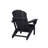 HDPE Folding Adirondack Chair With Dual Cup Holder - Composite Adirondack Chair With Wood Texture-712946882
