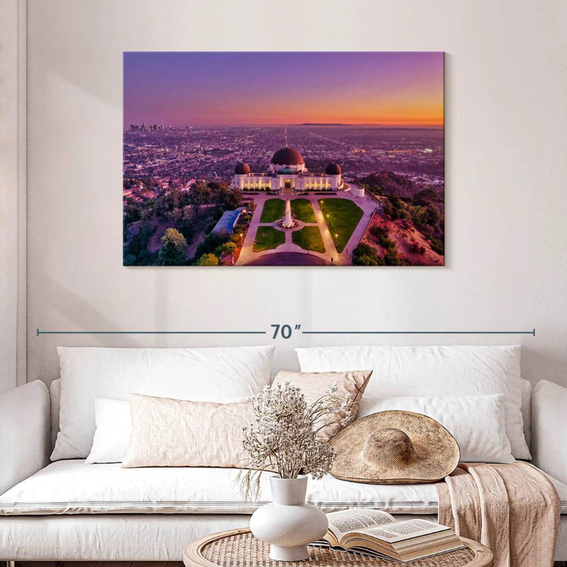 Sireci Griffith Observatory, 30" H x 45" W