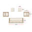 Eloisa Wicker 8 - Person Patio Conversation Sets with Cushions-384996872