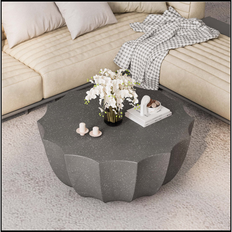 35.43" Waterproof Coffee Table, Gray