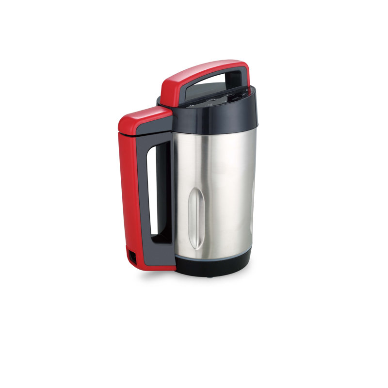 Machine à soupe 1,6 L, 6 programmes en 1 pour soupes onctueuses et épaisses, smoothies, compotes et garder au chaud, Rouge