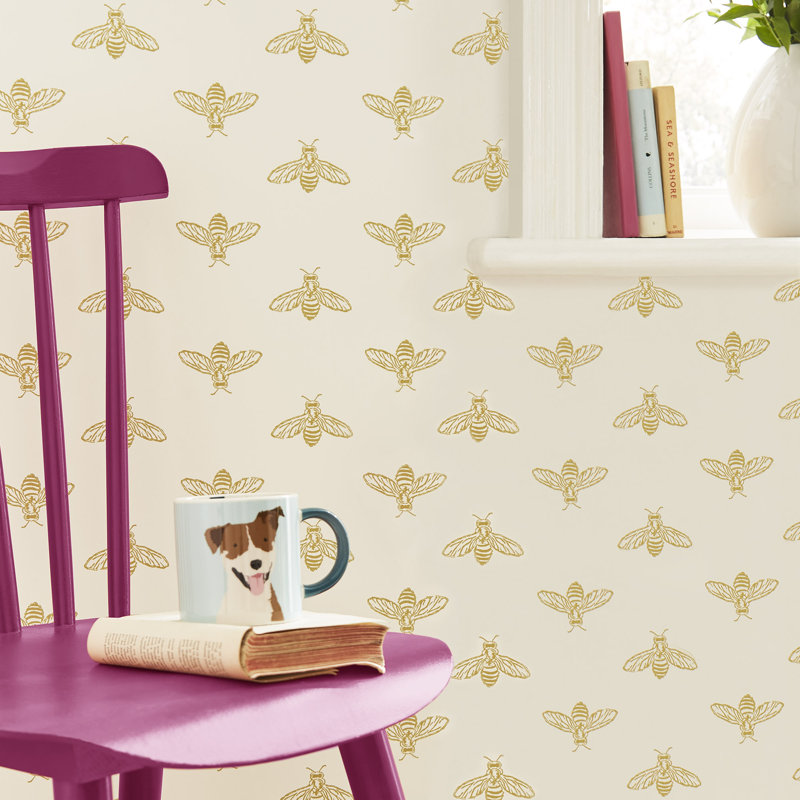Wallpaper Double Roll, Yellow