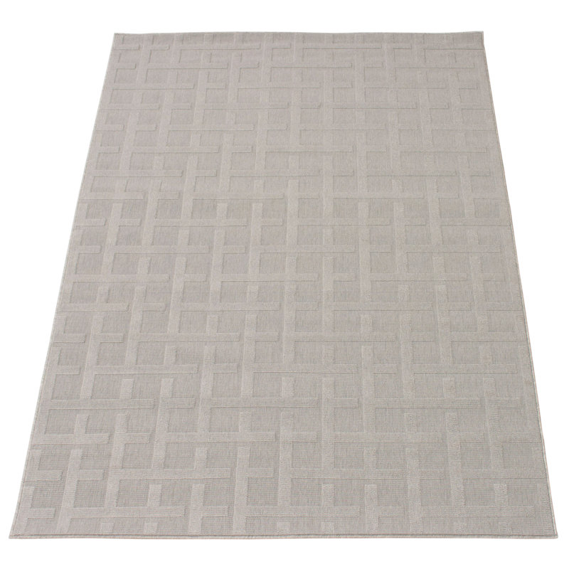 Villa Geometric Indoor / Outdoor Rug, Rectangle 4'7" x 6'7"