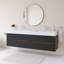 Meuble-lavabo mural 72 po avec lavabo à surface solide blanc-1644932243
