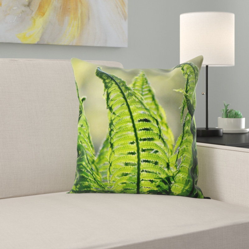 Housse et insert de coussin carré Fern