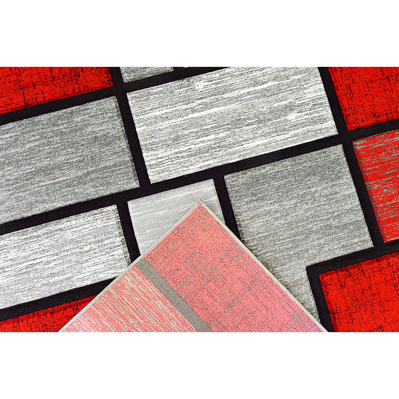 Mccampbell Performance Geometric Indoor Rug, Rectangle 5' x 8'