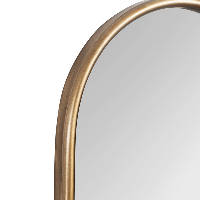 Flat Floor Mirror, Gold