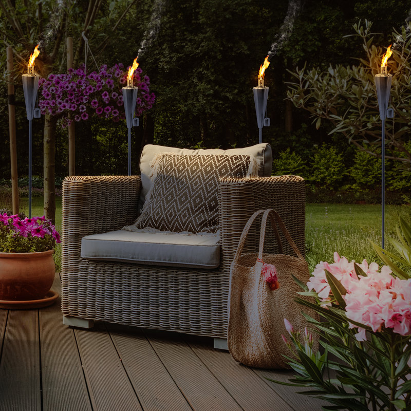 Ensemble de 2 torches en acier inoxydable de 5 pi Sorbus