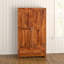 2 Door Solid Wood Wardrobe