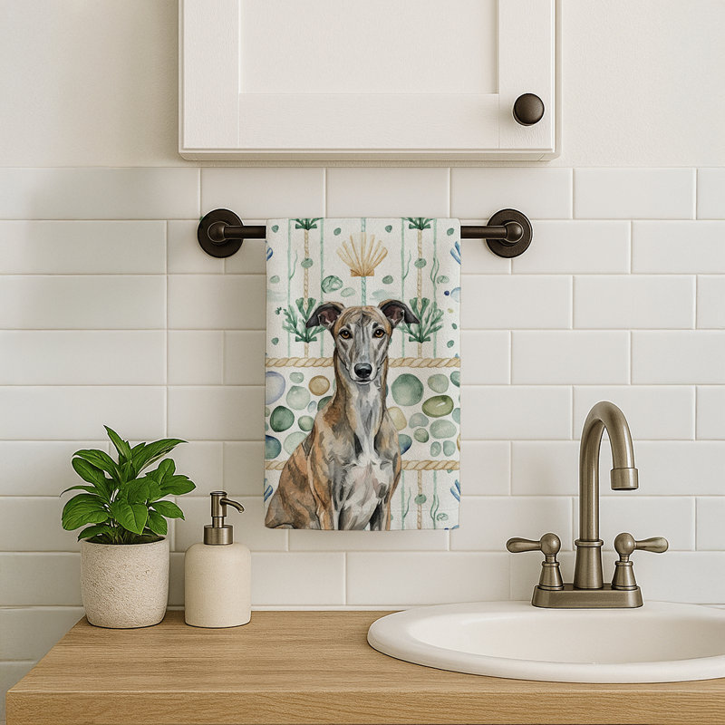 Serviette de cuisine Brindle Greyhound, Lévrier bringé