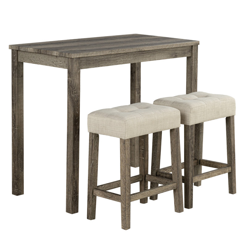 Tanner 3-Piece Counter Height Dining Table Set