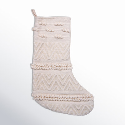 Cotton Blend Woven Stocking