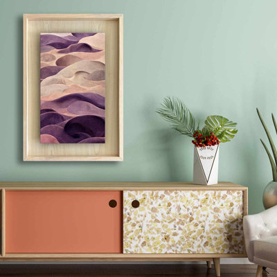 Elegant Framed Decorative Painting, 16.9 x 24.8 inches | 100% Solid Wood Frame (Thickness: 1.2 inches), 100% Maple MDF Background (Thickness: 0.1 inches), UV Printing | Perfect Wall Art for Home & Office Décor