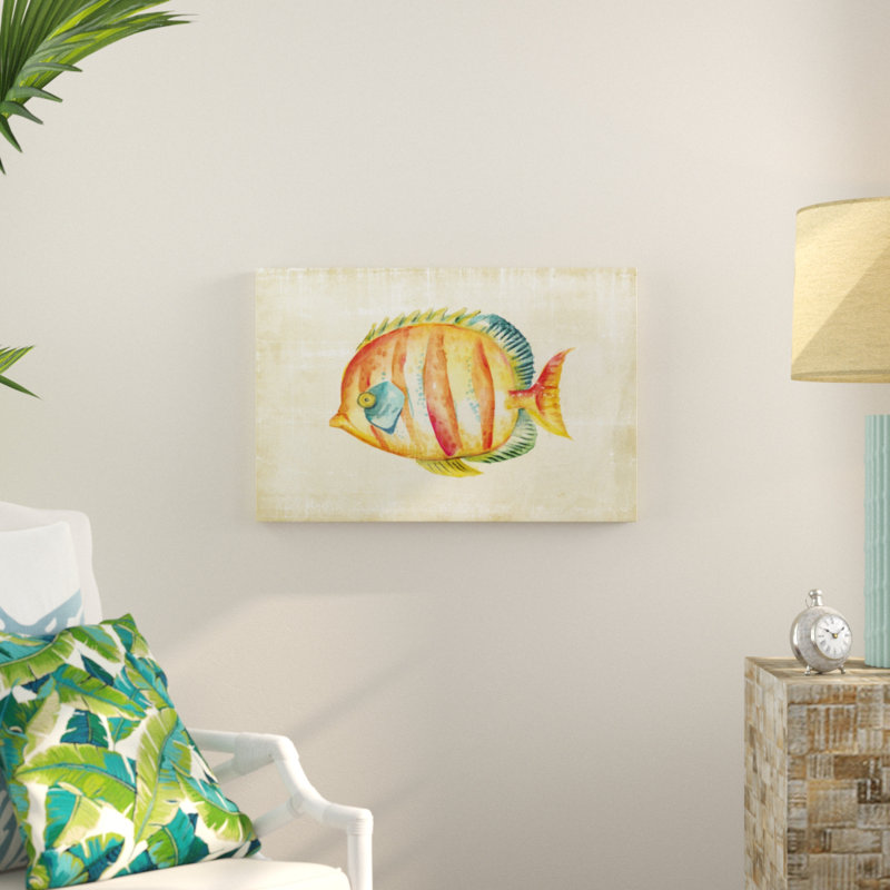 Aquarium Fish II by Chariklia Zarris - Painting Print, 51cm H x 76cm W, Wrapped Canvas