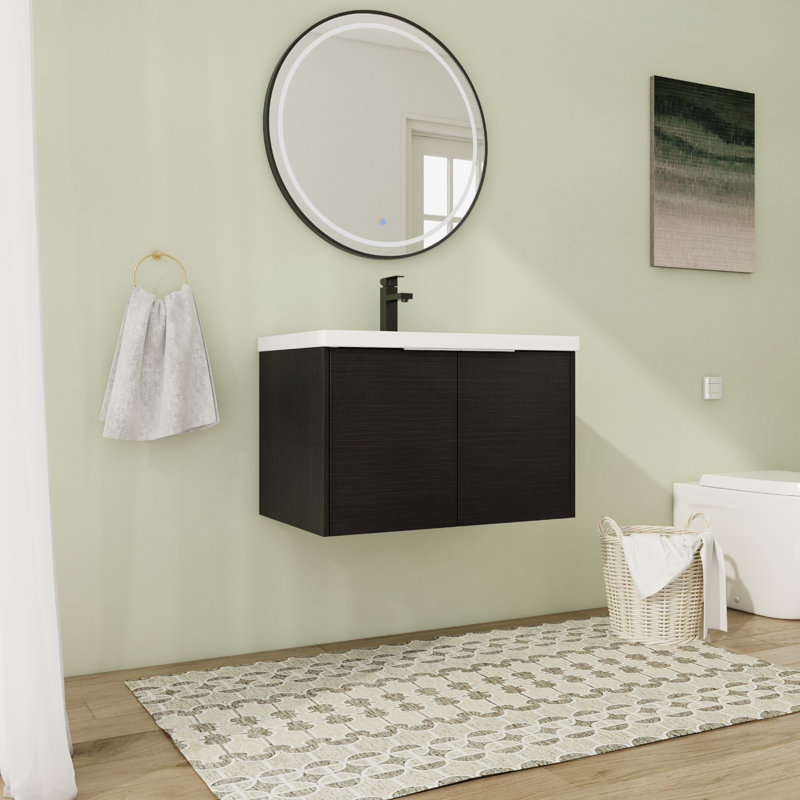 Ensemble de meuble-lavabo mural simple 29 po Kereb