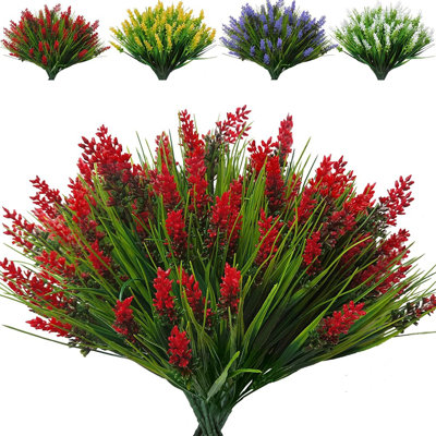 12 faisceaux de plantes artificielles pour l'extérieur