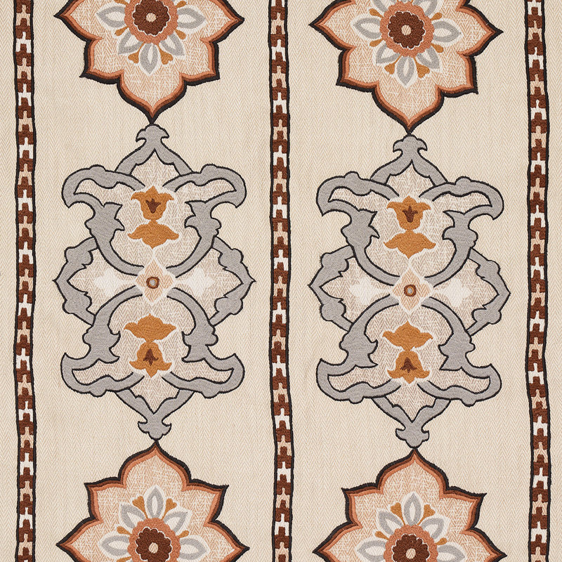 Temara Hand Embroidered Print Fabric