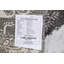 Tapis gris / blanc noué à la main de conception unique 6 pi 1 po x 9 pi 7 po New Age