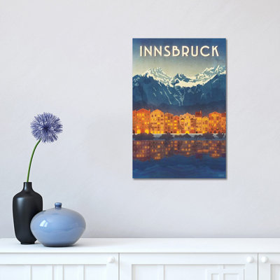 Impression d’art graphique « Austria-Innsbruck » par Missy Ames