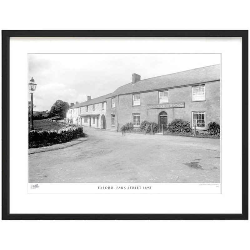 Exford, Park Street 1892 - Single Picture Frame Print, 45cm H x 60cm W x 2.3cm D