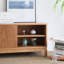 Meuble télé moderne et minimaliste en bois massif avec rangement-972109602