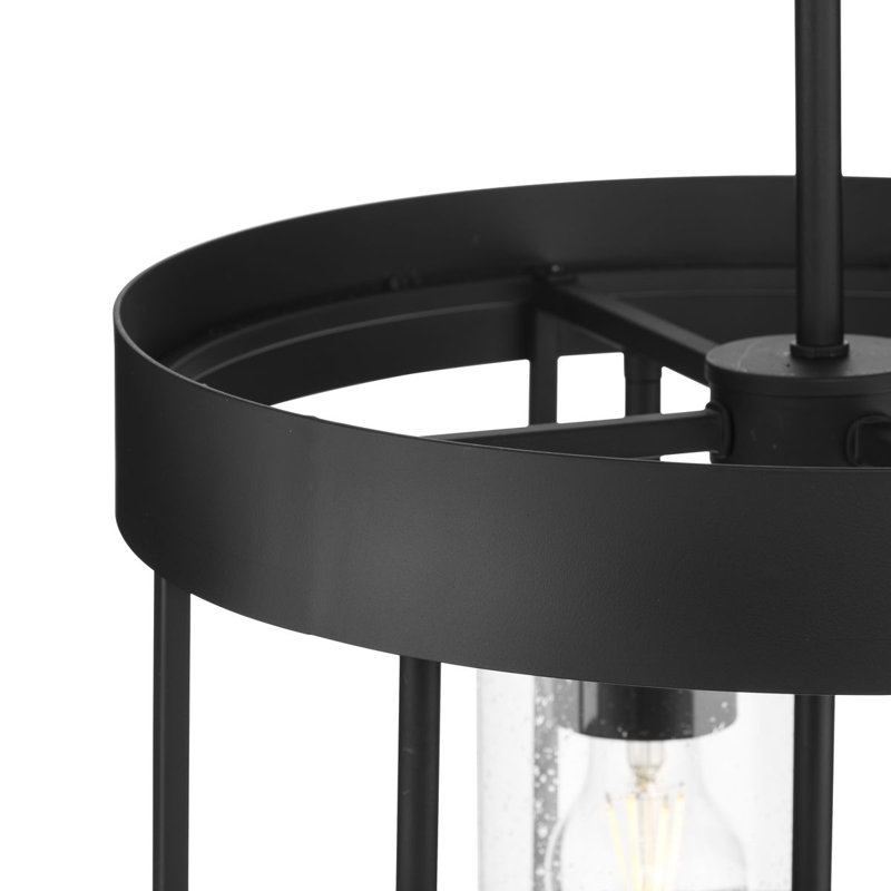 5 - Light Caged Pendant, Matte Black
