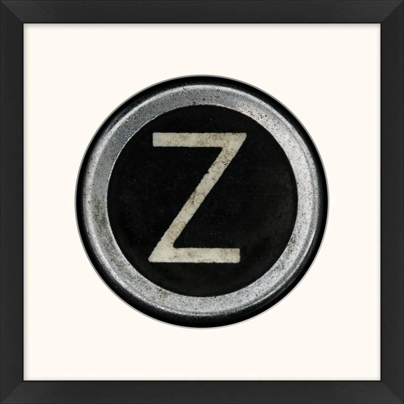 Type Key: Z - Frame Photo Art textuel sur papier
