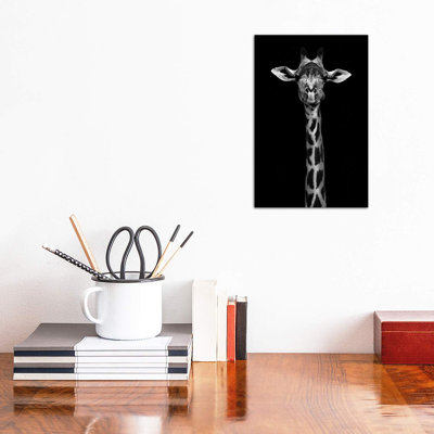 Giraffe Portrait - Wrapped Canvas Print