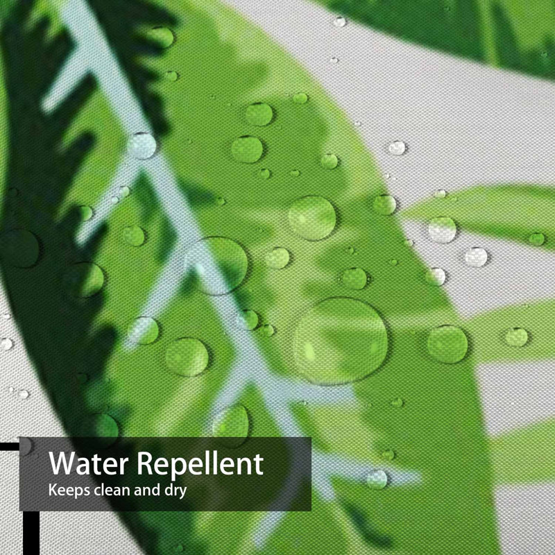 Rideau de douche Tropical Jungle, L 72 po x l 72 po
