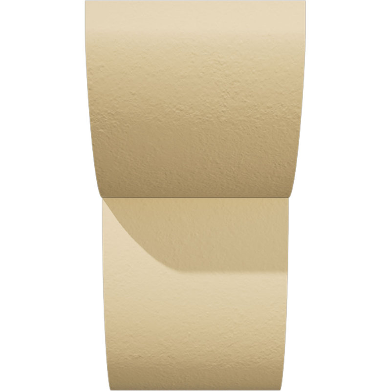 Queue de chevron en uréthane Crestline Signature, brun clair apprêté, H 6 po x l 42 po x P 3 po