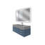 Ensemble de meuble-lavabo mural simple 48 po avec miroir Floating Modern-83454226-83454222-83454227
