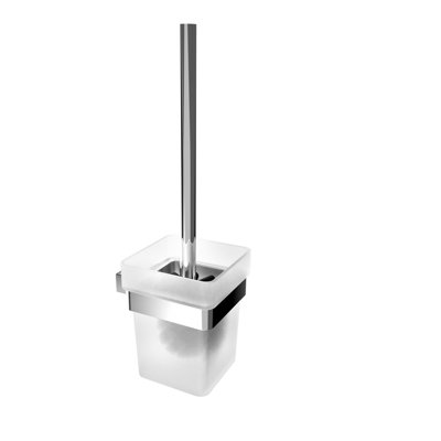 Volkano Cinder Metal Toilet Brush And Holder