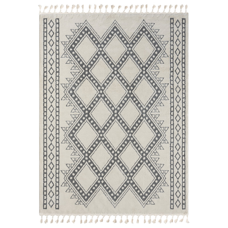 Delight Tapis white Rug, Rectangle 190 x 240cm