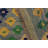 Madee Chevron Handmade Rectangle 2'8" x 4'1" Wool Area Rug in Light Blue/Ivory/Yellow