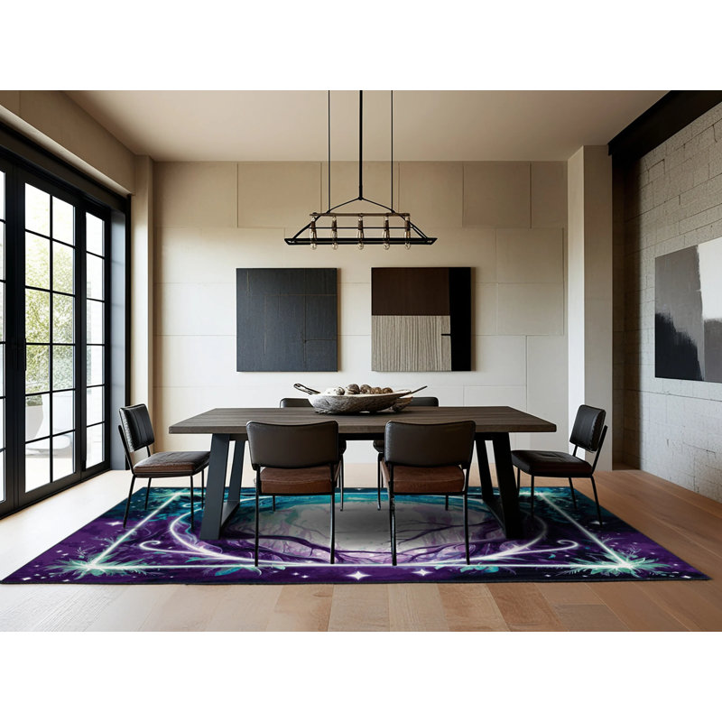 Lunar Shadows Rug, Square 6'