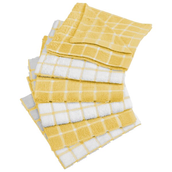 Gingham Hand Towel White Yellow Plaid Bathroom Decor Farmhouse -  in  2023