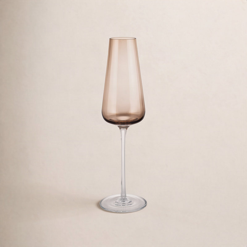Belo Champagne Glasses Set Of 2, Coffee