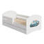 LUK children's bed with drawer and railing-764051990