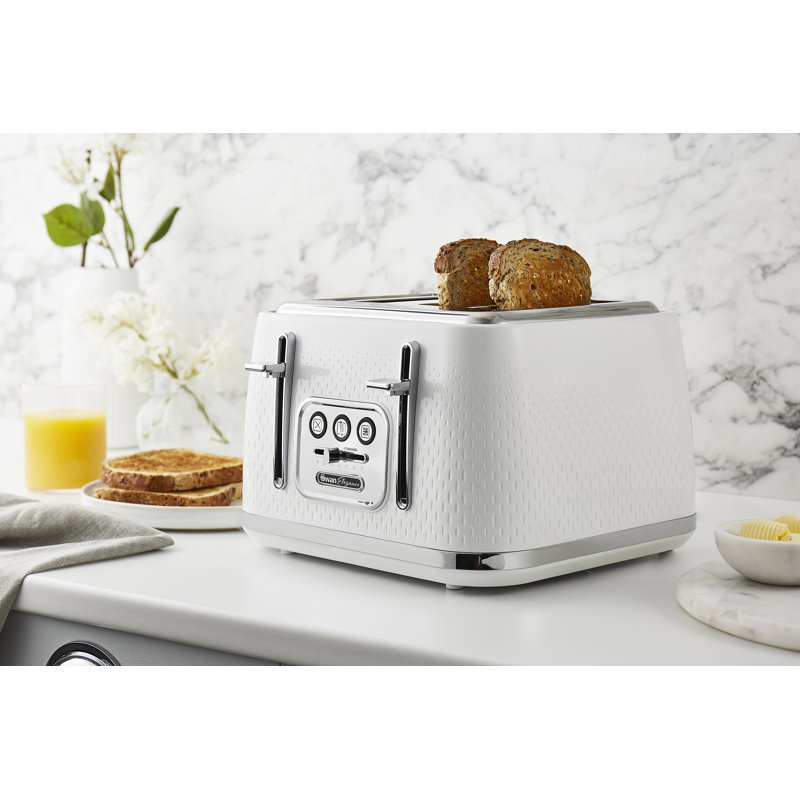 Swan Elegance 1.7L Electric Tea Kettle & 4 Slice Toaster