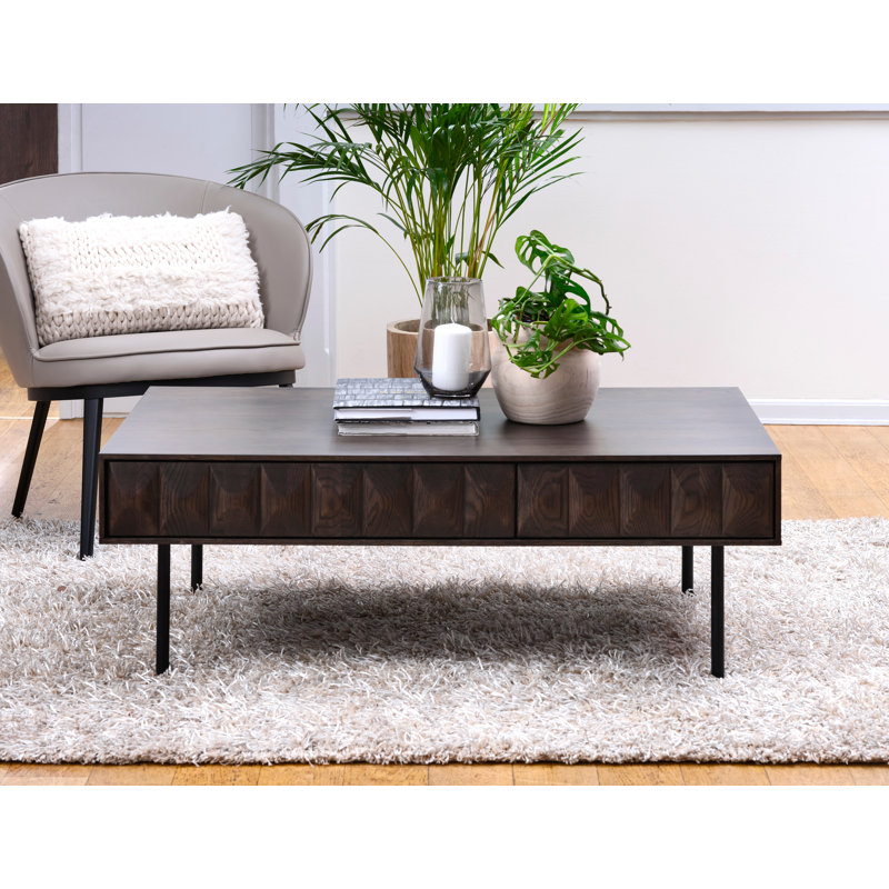Crossan Four Leg Coffee Table with Storage