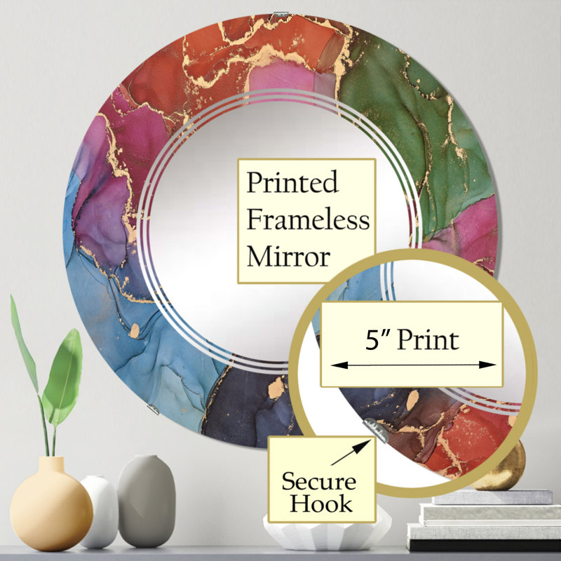 Miroir de salle de bain sans cadre, 24 po x 24 po